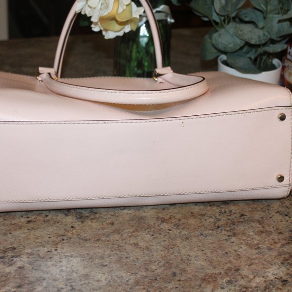 Kate Spade New York large pink leather tote with compartements EUC - Picture 9 of 16